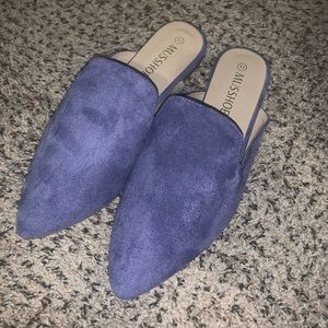 New Without Tags Purple Dress Mules